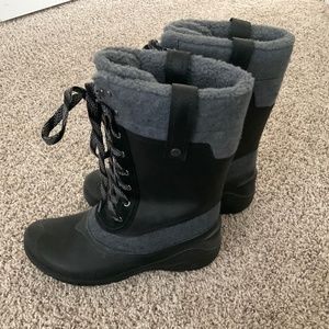The North Face Shellista III Mid Winter Boots Size 10.5 Black & Gray
